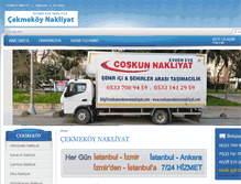 Tablet Screenshot of cekmekoynakliyat.com